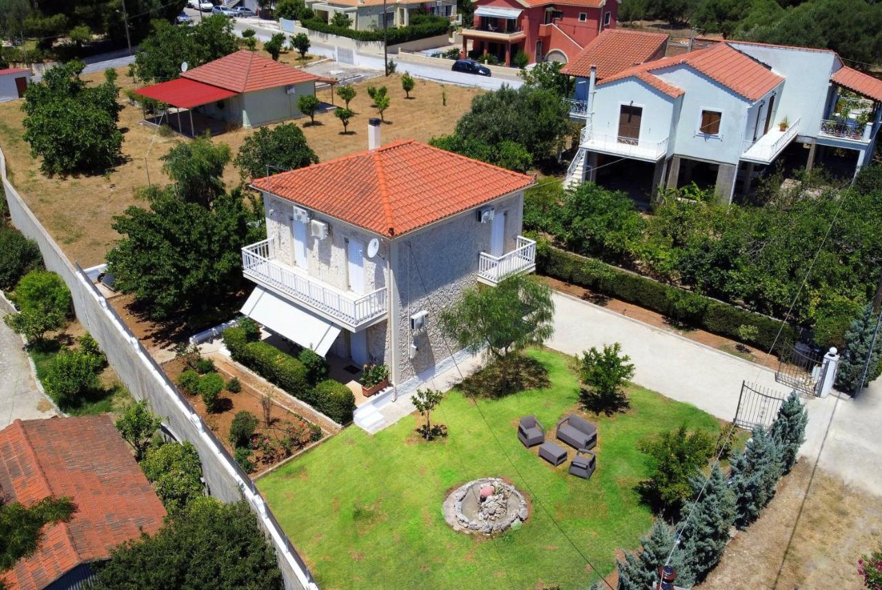 Moriana Stone Villa, Panoramic View And Garden Lakíthra Exterior photo